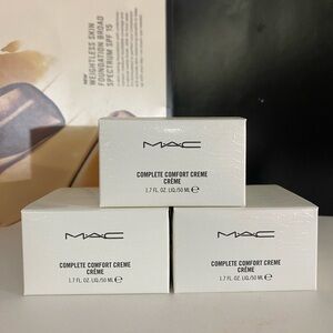 Lots of 3 MAC Complete Comfort Creme, 1.7 OZ, New With Box